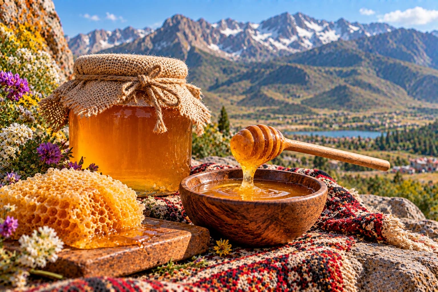 عسل کوه الوند - سوغات همدان