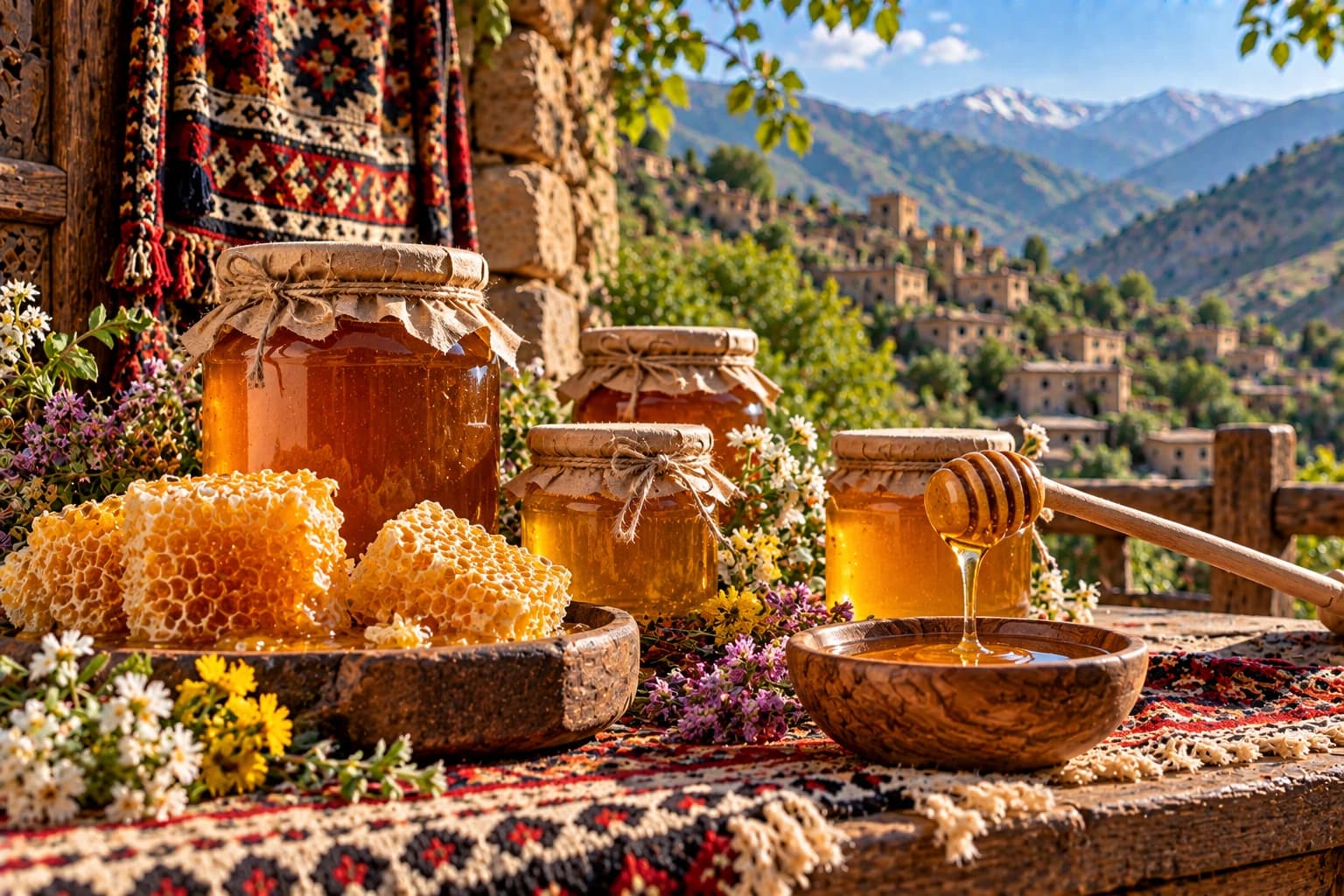 عسل کردستان - سوغات سنندج
